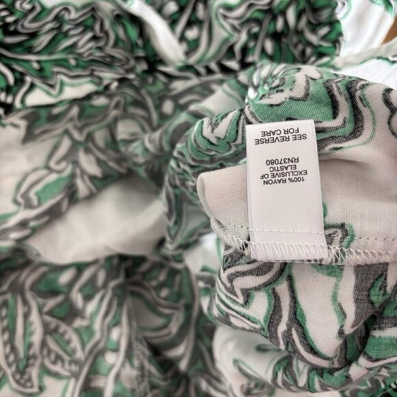 Cato Women’s Cold Shoulder Tropical Blouse Top Women’s Medium Resort Beachy NWT - Picture 11 of 15